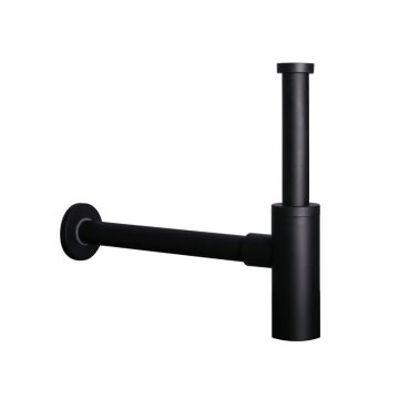 b collection Zubehör Designsiphon - schwarz matt