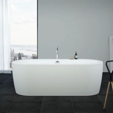 badshop.de Design Oval-Badewanne - 180 / 80 kurz