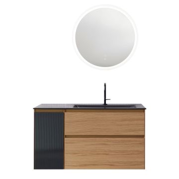 Burgbad Accura Badmöbel Set 112 cm