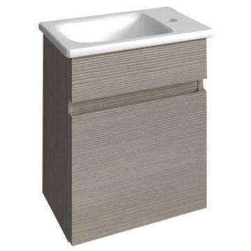 Burgbad Gäste Bad Keramik Waschtisch mit Unterschrank