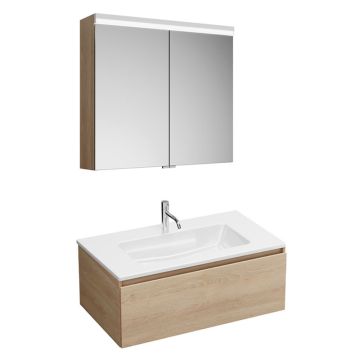 Burgbad LIN20 Badmöbel Set 93 cm