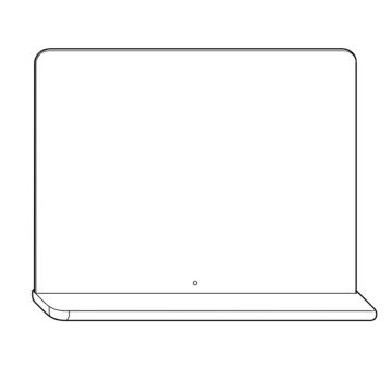 Burgbad b.me Badspiegel / Leuchtspiegel - 100 cm