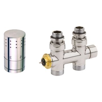 Corpotherma Anschlussarmaturen Design-Ventilarmatur Durchgangsform - Edelstahl