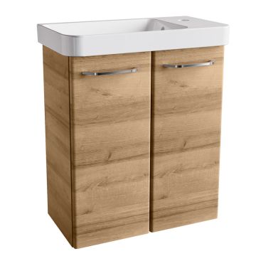 Fackelmann Milano Waschtisch mit Unterschrank - 55,5 cm