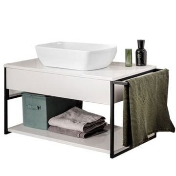 Fackelmann New York Waschtisch mit Unterschrank - 87,2 cm