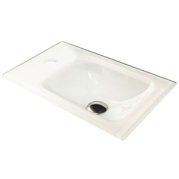 Fackelmann Gäste Glaswaschbecken 45 cm