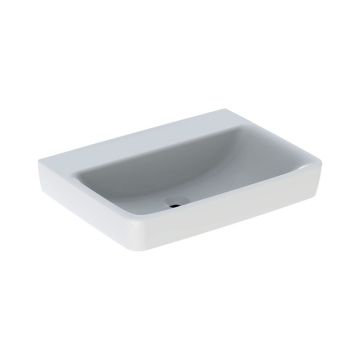 Geberit Renova Plan Waschtisch - ohne Hahnloch, weiß