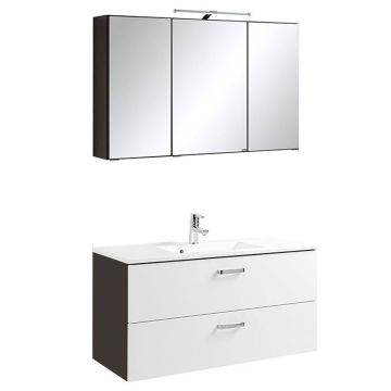 Held Möbel Bologna Badmöbel Set 17 - 100 cm