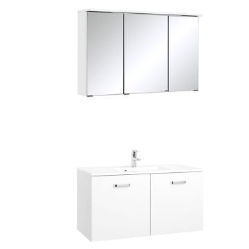 Held Möbel Bologna Badmöbel Set 25 - 100 cm