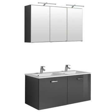 Held Möbel Bologna Badmöbel Set 42 - 120 cm