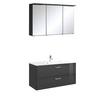 Held Möbel Bologna Badmöbel Set 9 - 100 cm