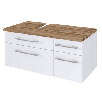 Held Möbel Davos Waschtischunterschrank / Unterbeckenschrank - 90 cm