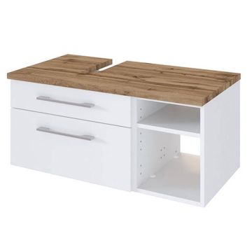 Held Möbel Davos Waschtischunterschrank / Unterbeckenschrank - 90 cm
