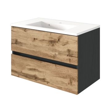 Held Möbel Lucca Waschtisch mit Unterschrank - 80 cm