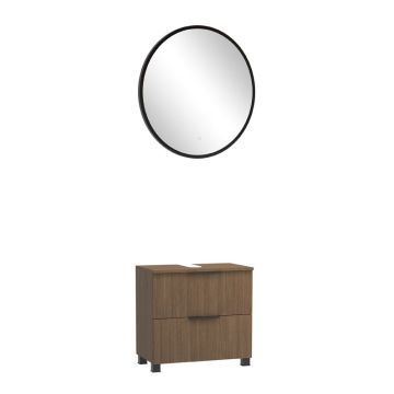 Held Möbel Glasgow Badmöbel Set - 60 cm, Flächenspiegel