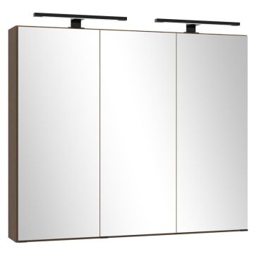 Held Möbel Glasgow Spiegelschrank - 120 cm, 3 Spiegeltüren