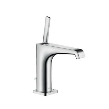 Axor Citterio E Waschtischarmatur 130 mit Pingriff und Zugstangen-Ablaufgarnitur