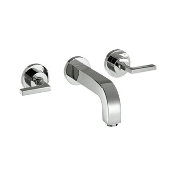 Axor Citterio Waschtischarmatur Unterputz mit Auslauf 222 mm, Hebelgriffen