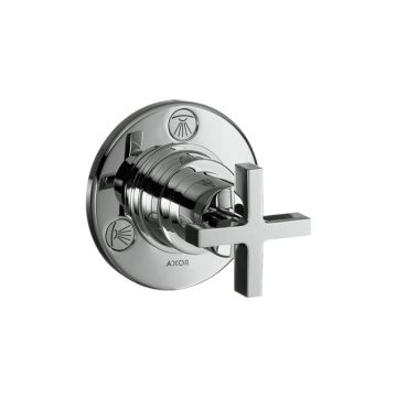 Axor Citterio Ab- und Umstellventil Trio / Quattro mit Kreuzgriff