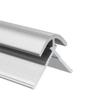 HSK Renodeco Eckprofil außen rund, Profilfarbe alu silber-matt