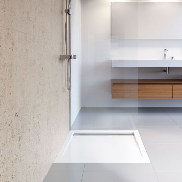 HSK Duschwanne Quadrat-Duschwanne 90x90, superflach, Acryl Ambiente