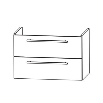 Laguna Waschtischunterschrank 48 cm, Skizze