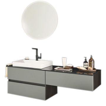 Laguna Platino 2.0 Badmöbel Set 2 - 160 cm