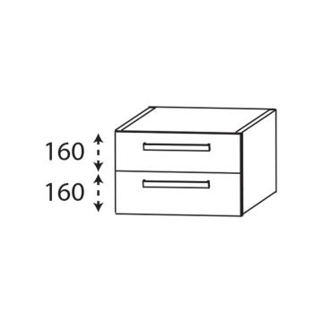 Laguna Platino 2.0 Plattenunterschrank - 40 cm Skizze