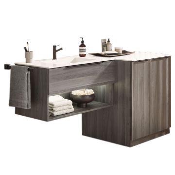 Laguna Platino 2.0 Waschtisch mit Unterschrank Set 3 - 130,8 cm