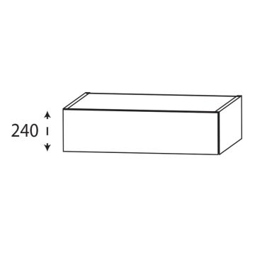 Laguna Platino 2.0 Waschtischunterschrank - 80 cm Skizze