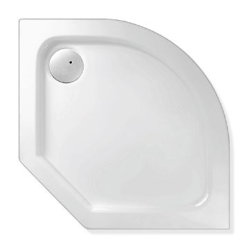 Mauersberger Argenta Sonderform Viertelkreis Duschwanne 90 flach