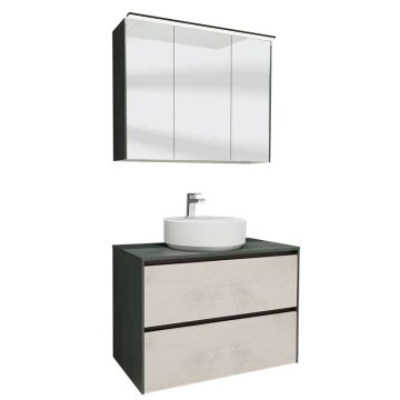 Nobilia Malu Line N Badmöbel Set 9 - 92 cm