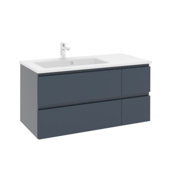 Pelipal PCON Solid Surface Waschtisch mit Unterschrank 107 cm