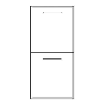Pelipal PCON Highboard 45 cm Skizze