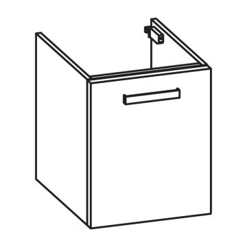 Pelipal PCON Waschtischunterschrank 40 cm Skizze