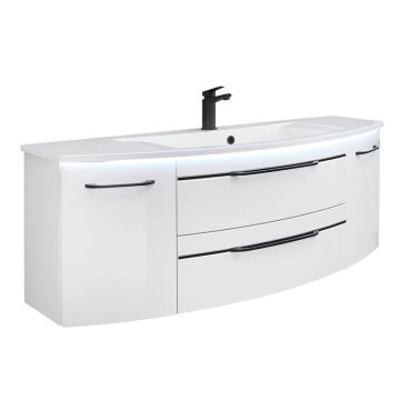 Pelipal Serie 7045 Mineralguss-Waschtisch mit Unterschrank 131 cm