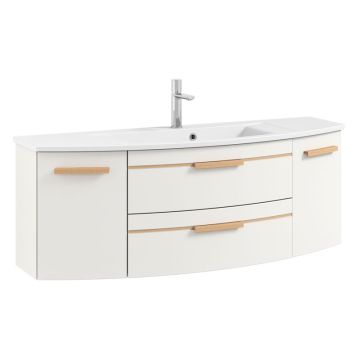 Pelipal Serie 7045 Mineralguss-Waschtisch mit Unterschrank 131 cm