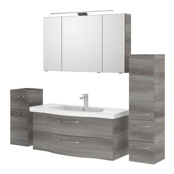 Pelipal Serie 6005 Badmöbel Set - SPRINT - 122 cm + 2x 30 cm
