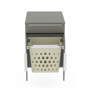 Puris Kera Plan Highboard - 60 cm geöffnet