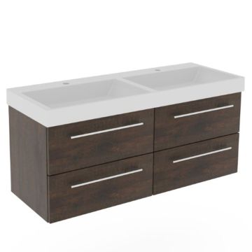 Puris Kera Plan Waschtisch mit Unterschrank - 122 cm