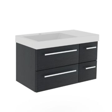 Puris Kera Plan Waschtisch mit Unterschrank - 92 cm