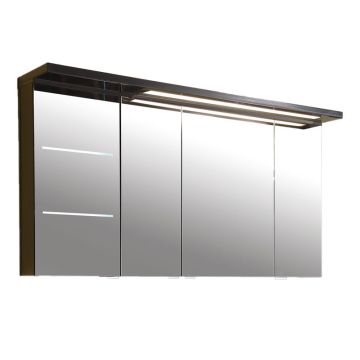 Puris Swing Spiegelschrank mit 3 Doppelspiegeltüren 120 cm