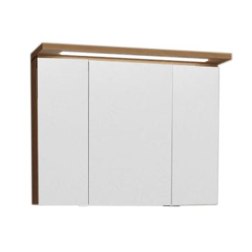 Puris Star Line Spiegeschrank 90 cm Gesimsboden