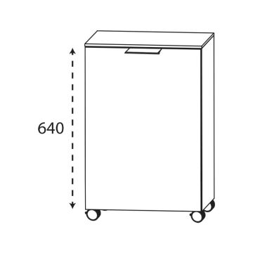 Puris Modern Life Wäscherolli - 47 cm Skizze