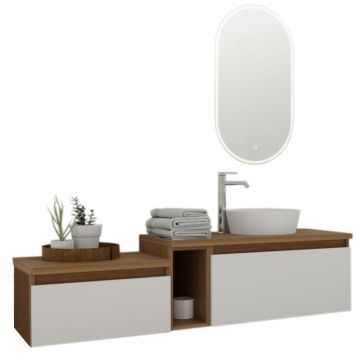 Puris Vialli Badmöbel Set 8-1 - 161,2 cm