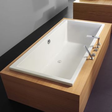 Repabad Genf Rechteck-Badewanne 180 - Acryl, Ambiente 1