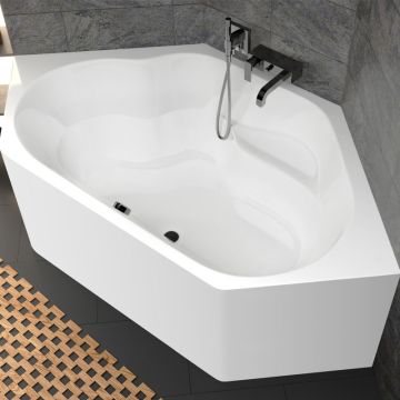 Riho Badewannen Sechseck-Badewanne Winnipeg - Acryl - 145 x 145 cm, 225 Liter, F