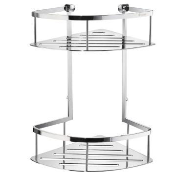 Smedbo SIDELINE Eckseifenkorb doppelt